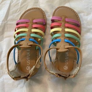 FIBURE Rainbow Gladiator Sandals